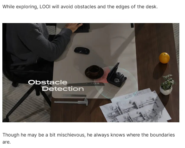 LOOI Robot Smartphone AI Learning Assistant Voice Dialogue Musk Praises ChatGPT Large Model Mini Robot Creative Toy Gift