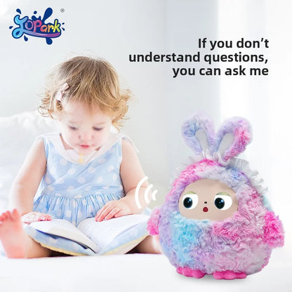 AI Chat Intelligent Toy Interactive Early Education Companion Robot Voice Music Playing Eye Doll Children's Gift Electronic Desk