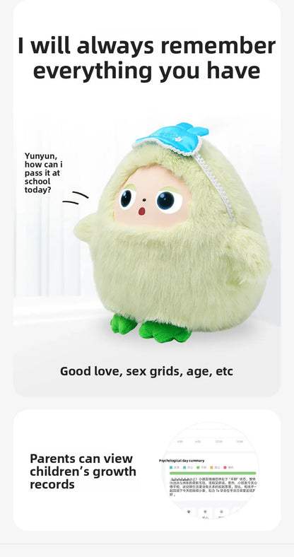 AI Chat Intelligent Toy Interactive Early Education Companion Robot Voice Music Playing Eye Doll Children's Gift Electronic Desk