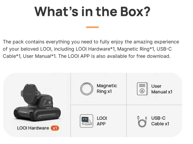 LOOI Robot Smartphone AI Learning Assistant Voice Dialogue Musk Praises ChatGPT Large Model Mini Robot Creative Toy Gift