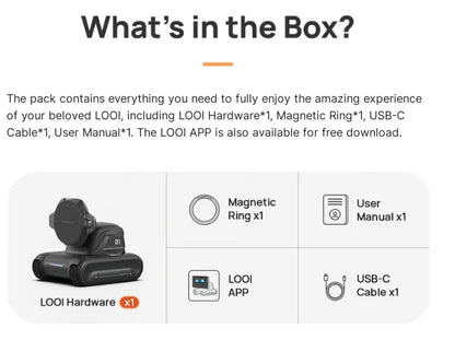 LOOI Robot Smartphone AI Learning Assistant Voice Dialogue Musk Praises ChatGPT Large Model Mini Robot Creative Toy Gift