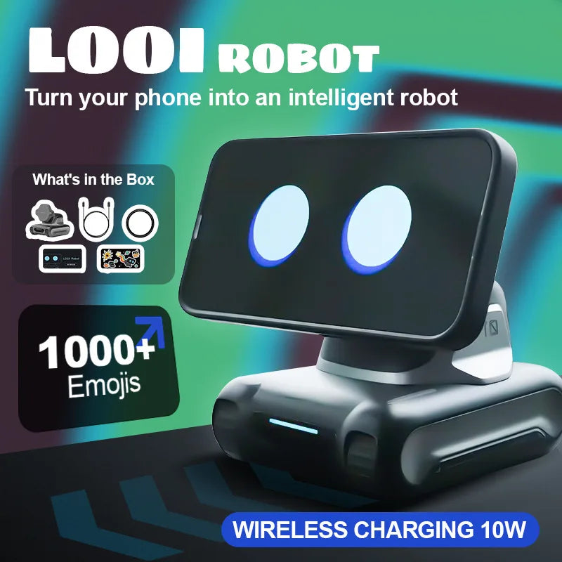 LOOI Robot Smartphone AI Learning Assistant Voice Dialogue Musk Praises ChatGPT Large Model Mini Robot Creative Toy Gift