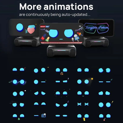 LOOI Robot Smartphone AI Learning Assistant Voice Dialogue Musk Praises ChatGPT Large Model Mini Robot Creative Toy Gift