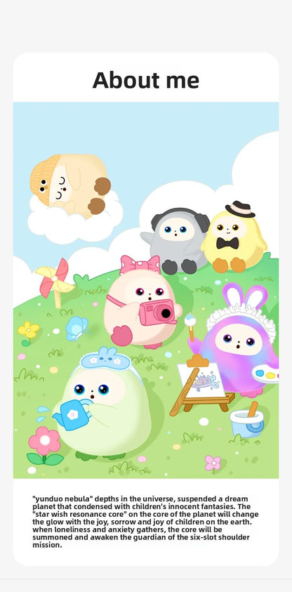 AI Chat Intelligent Toy Interactive Early Education Companion Robot Voice Music Playing Eye Doll Children's Gift Electronic Desk