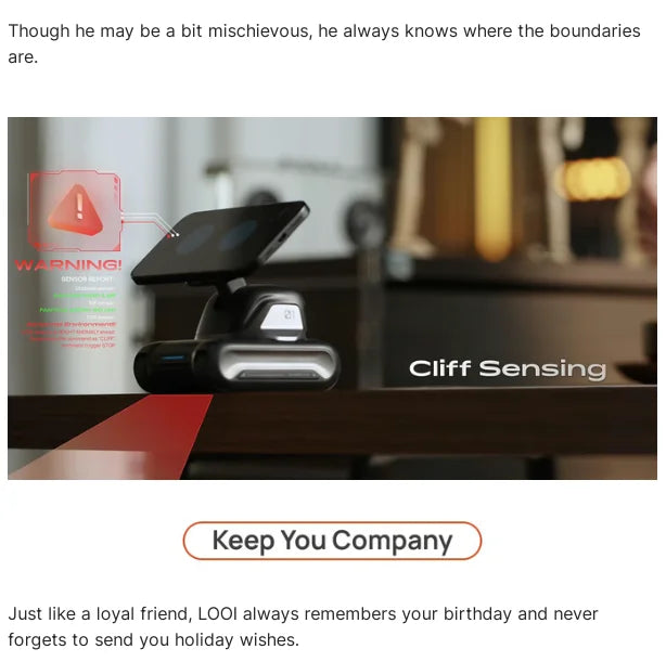 LOOI Robot Smartphone AI Learning Assistant Voice Dialogue Musk Praises ChatGPT Large Model Mini Robot Creative Toy Gift