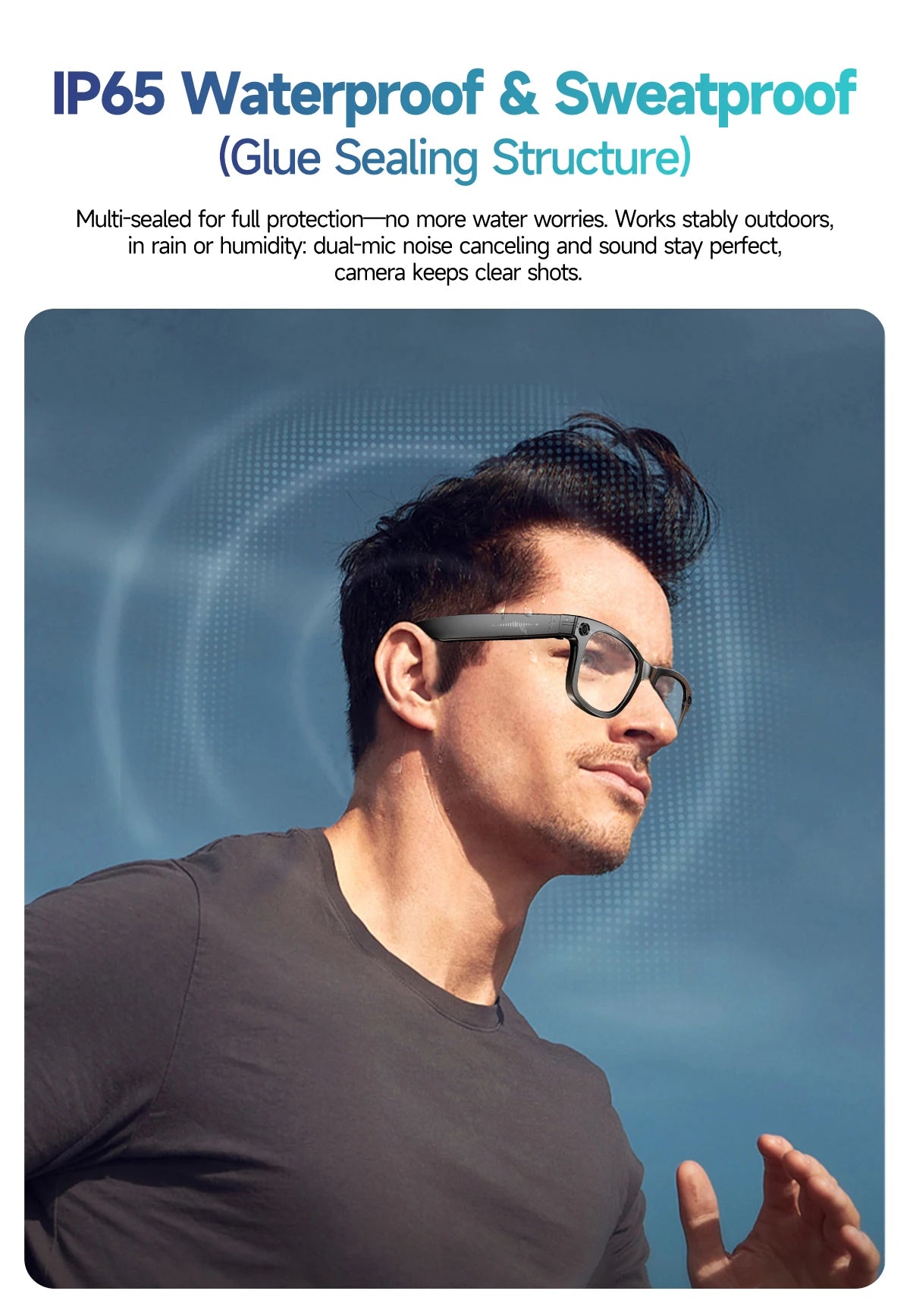 AI smart glasses with 8M Camera Video Recording 100+ Languages Translation Sunglasses Bluetooth Call Music Play Men Women 2025